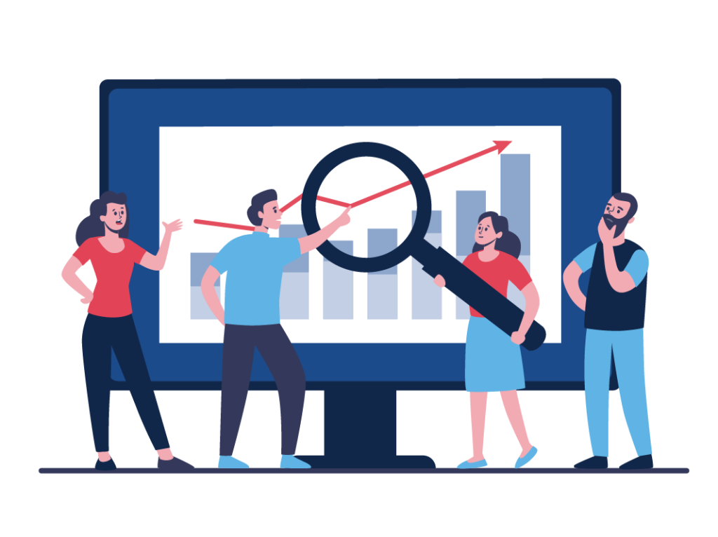 Market and competitor analysis concept used by the best marketing agencies in New York to drive strategic business decisions