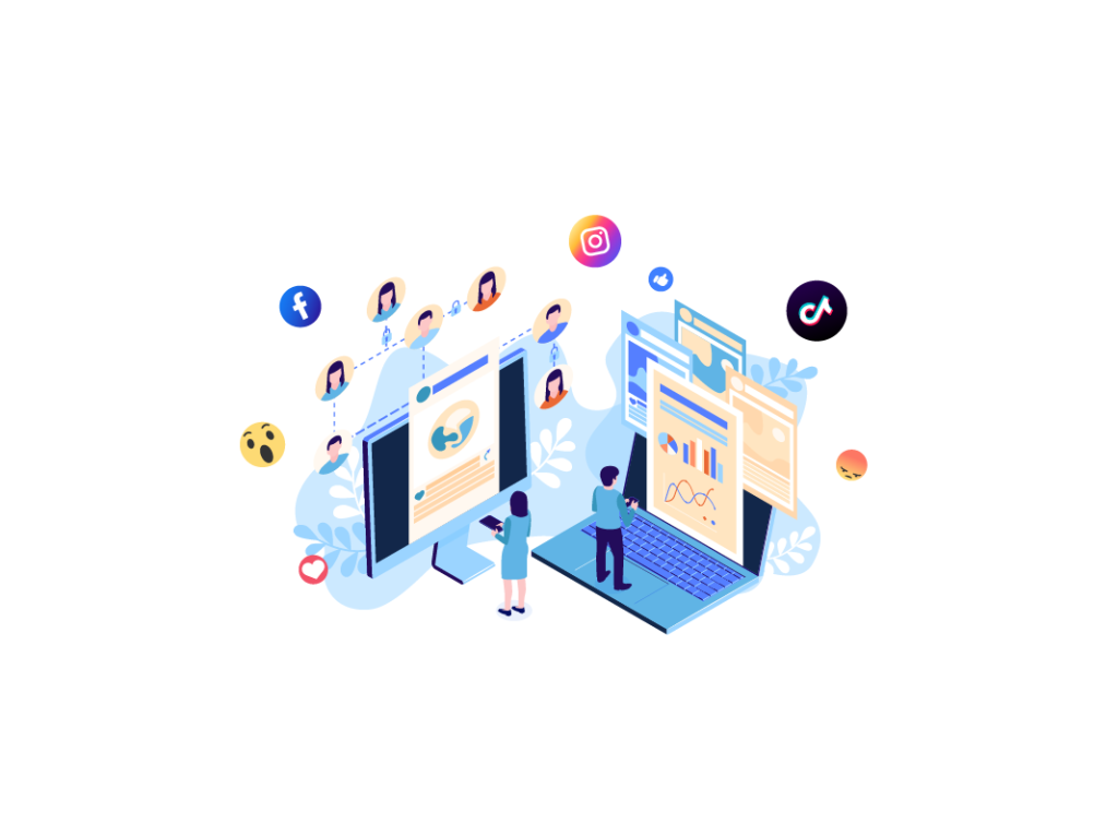 Social media management concept showcasing strategies used by the best digital marketing agencies