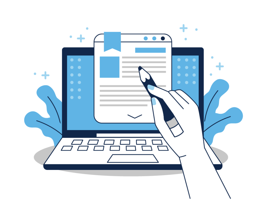 Website copywriting concept used by the best B2B marketing agencies to engage and convert business